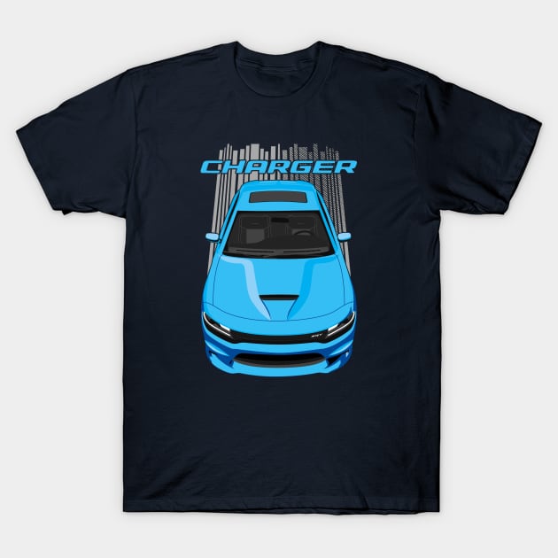 Charger - B5 Blue T-Shirt by V8social